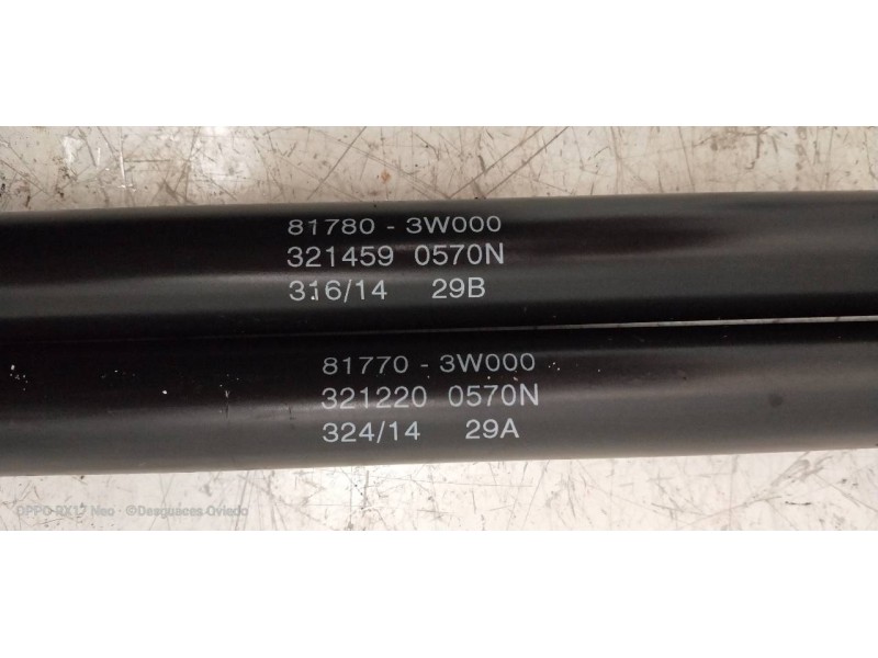 Recambio de amortiguadores maletero / porton para kia sportage drive 4x2 referencia OEM IAM 817803W000 817703W000 