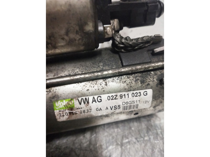 Recambio de motor arranque para seat altea xl (5p5) reference referencia OEM IAM 02Z911023G  