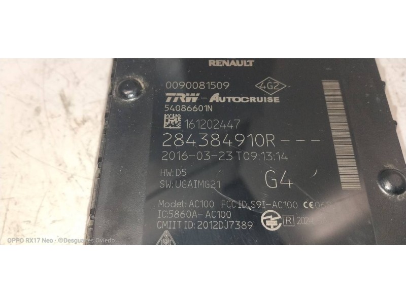Recambio de modulo electronico para renault espace v intens referencia OEM IAM   