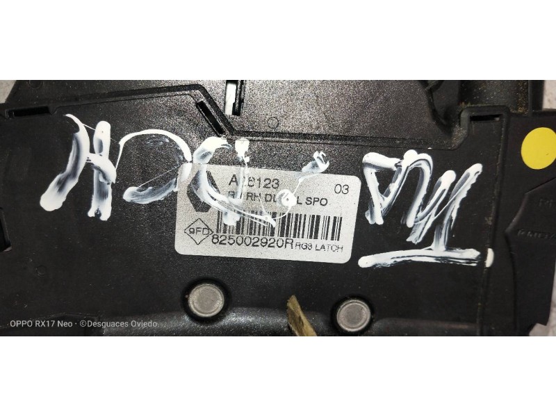 Recambio de motor cierre centralizado trasero derecho para renault espace v intens referencia OEM IAM   