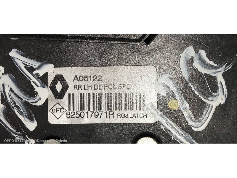 Recambio de motor cierre centralizado trasero izquierdo para renault espace v intens referencia OEM IAM   