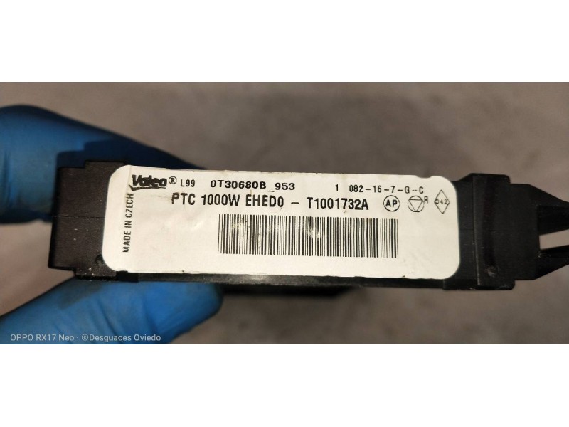 Recambio de resistencia calefaccion para renault espace v intens referencia OEM IAM T1001732A 0T30680B 