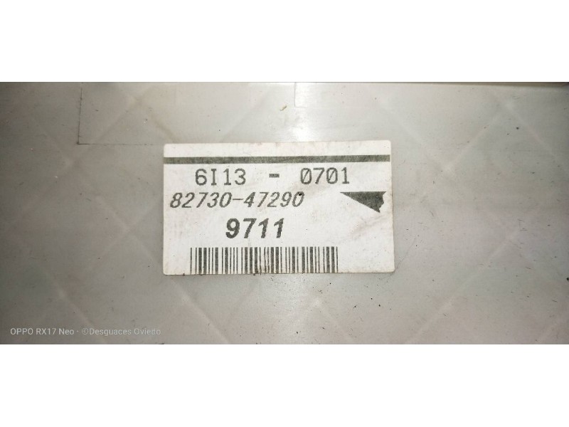 Recambio de caja reles / fusibles para toyota prius (nhw20) basis referencia OEM IAM 8273047290 18376H30 