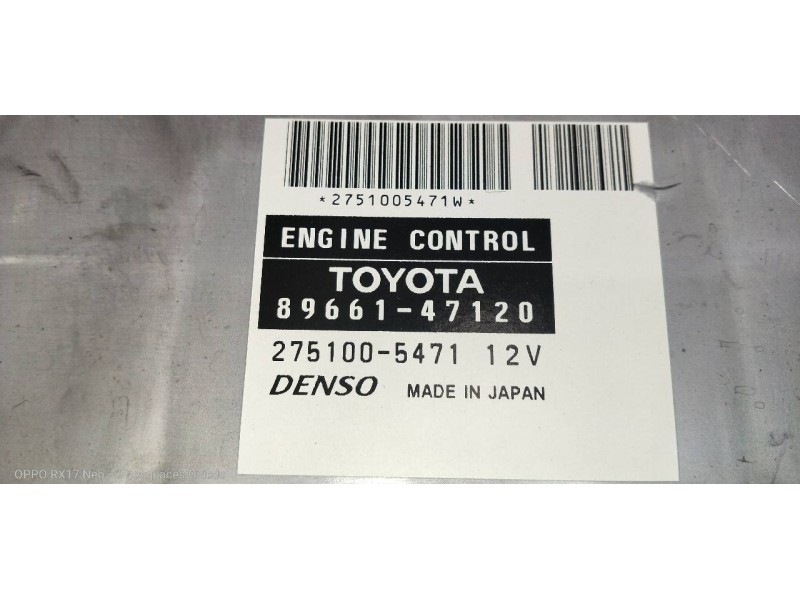 Recambio de centralita motor uce para toyota prius (nhw20) basis referencia OEM IAM   