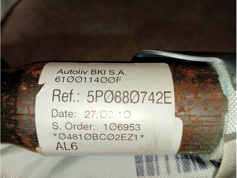 Recambio de airbag cortina delantero izquierdo para seat altea xl (5p5) reference referencia OEM IAM   