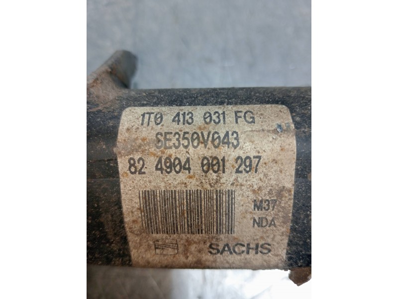 Recambio de amortiguador delantero derecho para seat leon (1p1) referencia OEM IAM 1T0413031FG 824904001297 