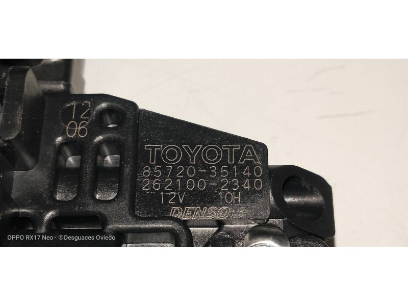Recambio de elevalunas trasero izquierdo para toyota prius (nhw20) basis referencia OEM IAM 8572035140  