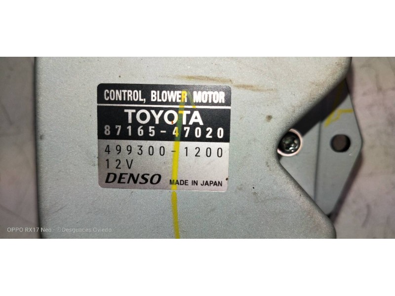 Recambio de modulo electronico para toyota prius (nhw20) basis referencia OEM IAM 8716547020 4993001200 