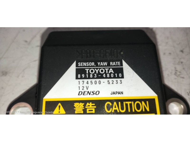 Recambio de modulo electronico para toyota prius (nhw20) basis referencia OEM IAM 8918348010 1745005233 