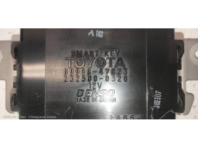 Recambio de modulo electronico para toyota prius (nhw20) basis referencia OEM IAM 8999047023 2325000320 