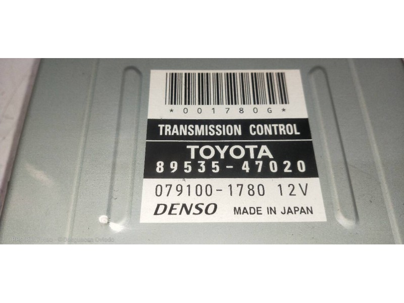 Recambio de modulo electronico para toyota prius (nhw20) basis referencia OEM IAM 8953547020 0791001780 