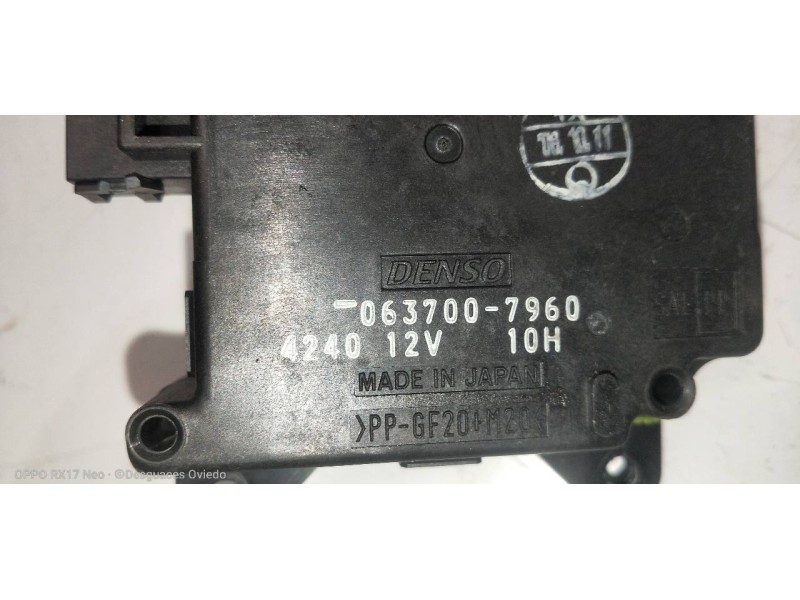 Recambio de motor apertura trampillas climatizador para toyota prius (nhw20) basis referencia OEM IAM 0637007960  