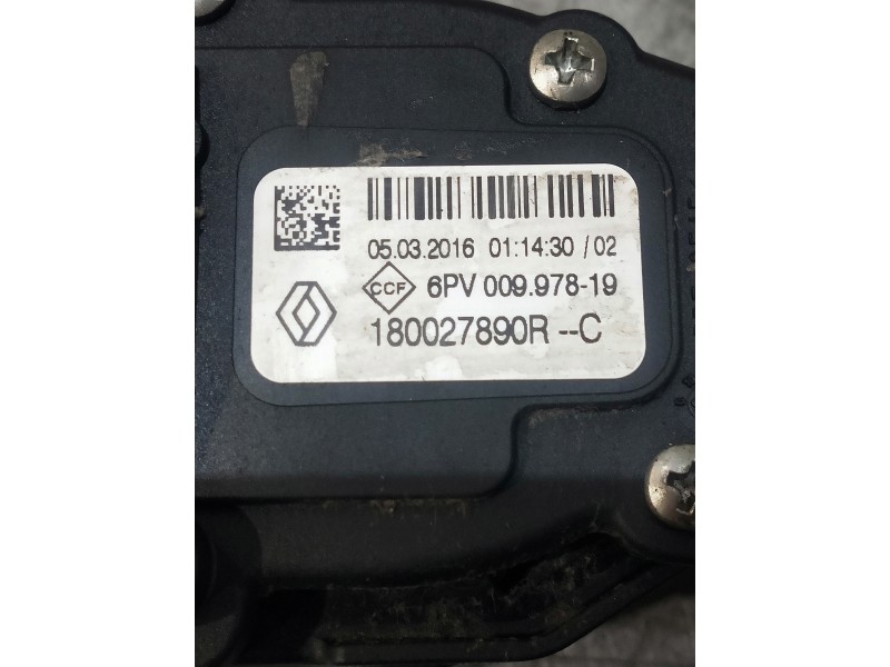 Recambio de potenciometro pedal para renault espace v intens referencia OEM IAM 180027890RC 6PV00997819 