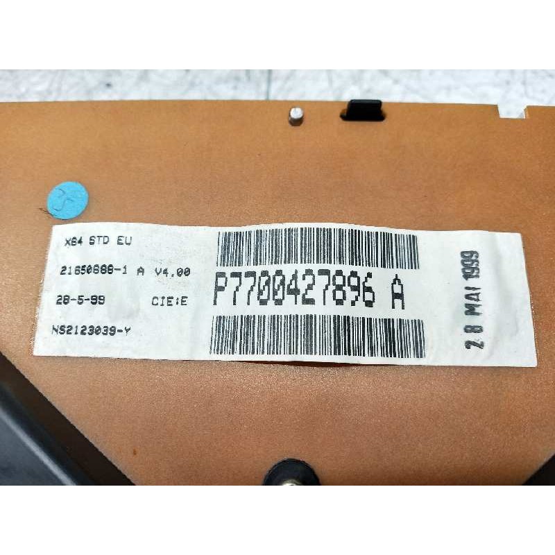 Recambio de cuadro instrumentos para renault megane i fase 2 berlina (ba0) 1.9 d authentique referencia OEM IAM P7700427896A NS2