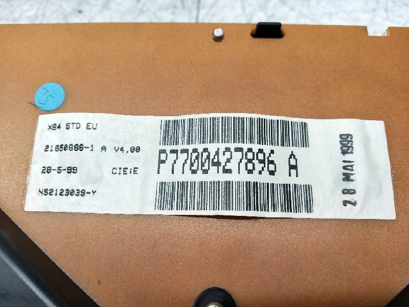 Recambio de cuadro instrumentos para renault megane i fase 2 berlina (ba0) 1.9 d authentique referencia OEM IAM P7700427896A NS2