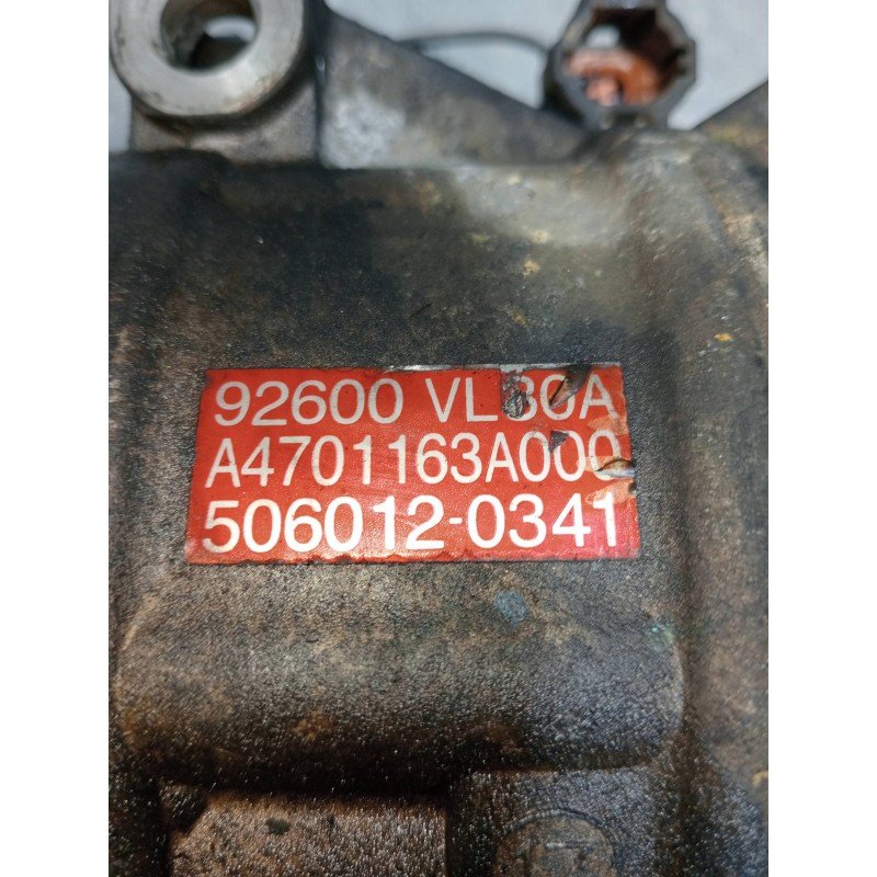 Recambio de compresor aire acondicionado para nissan pick-up (d22) 2.5 16v turbodiesel cat referencia OEM IAM A4701163A000 92600