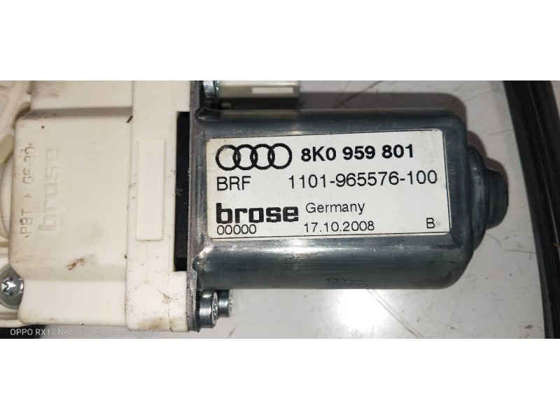 Recambio de elevalunas delantero izquierdo para audi q5 (8r) 3.0 tdi referencia OEM IAM 8R0837461B 8K0959801 