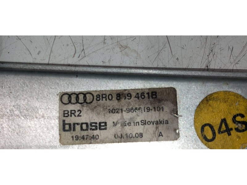 Recambio de elevalunas trasero izquierdo para audi q5 (8r) 3.0 tdi referencia OEM IAM 8R0839461B 8K0959811 