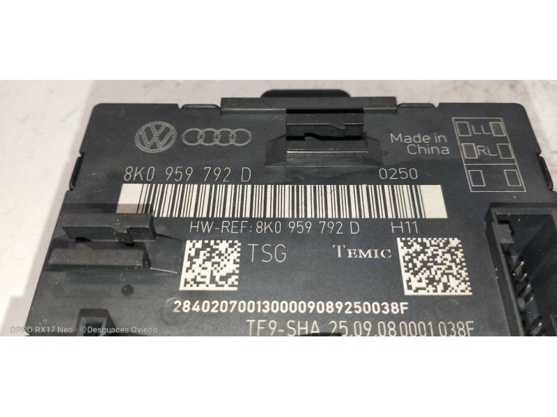 Recambio de modulo electronico para audi q5 (8r) 3.0 tdi referencia OEM IAM 8K0959792D  