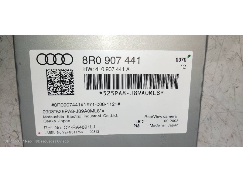 Recambio de modulo electronico para audi q5 (8r) 3.0 tdi referencia OEM IAM 8R0907441 4L0907441A 