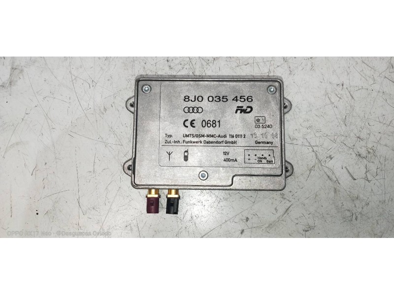 Recambio de modulo electronico para audi q5 (8r) 3.0 tdi referencia OEM IAM 8J0035456  