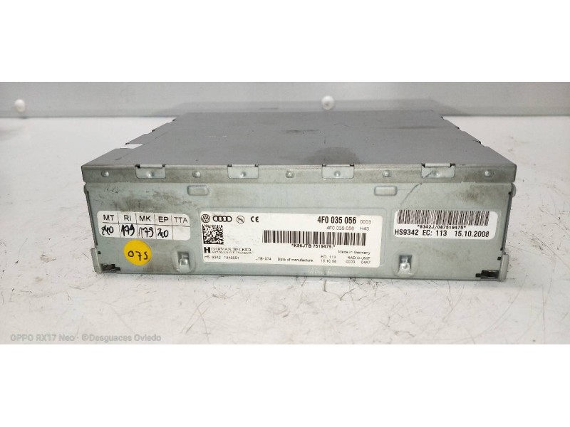 Recambio de modulo electronico para audi q5 (8r) 3.0 tdi referencia OEM IAM 4F0035056  