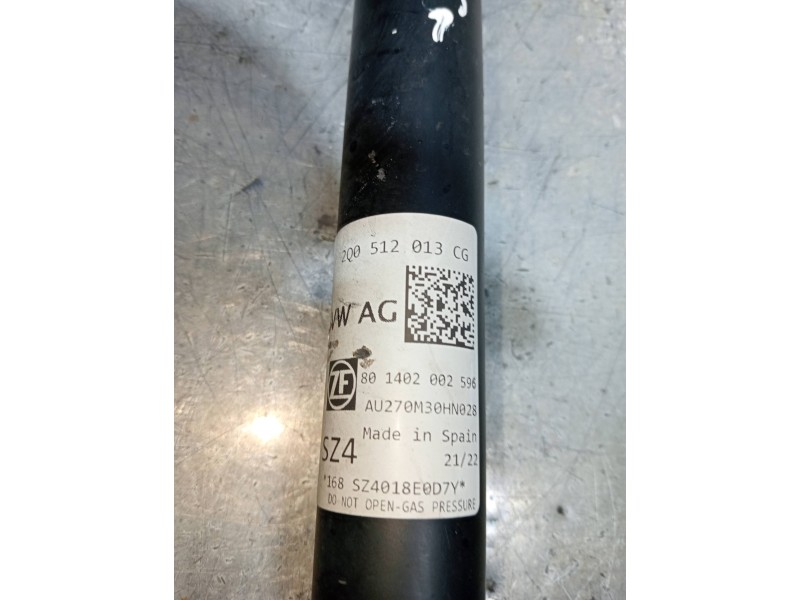Recambio de amortiguador trasero izquierdo para audi a1 sportback (gba) 25 tfsi adrenalin referencia OEM IAM 2Q0512013CG 8214020