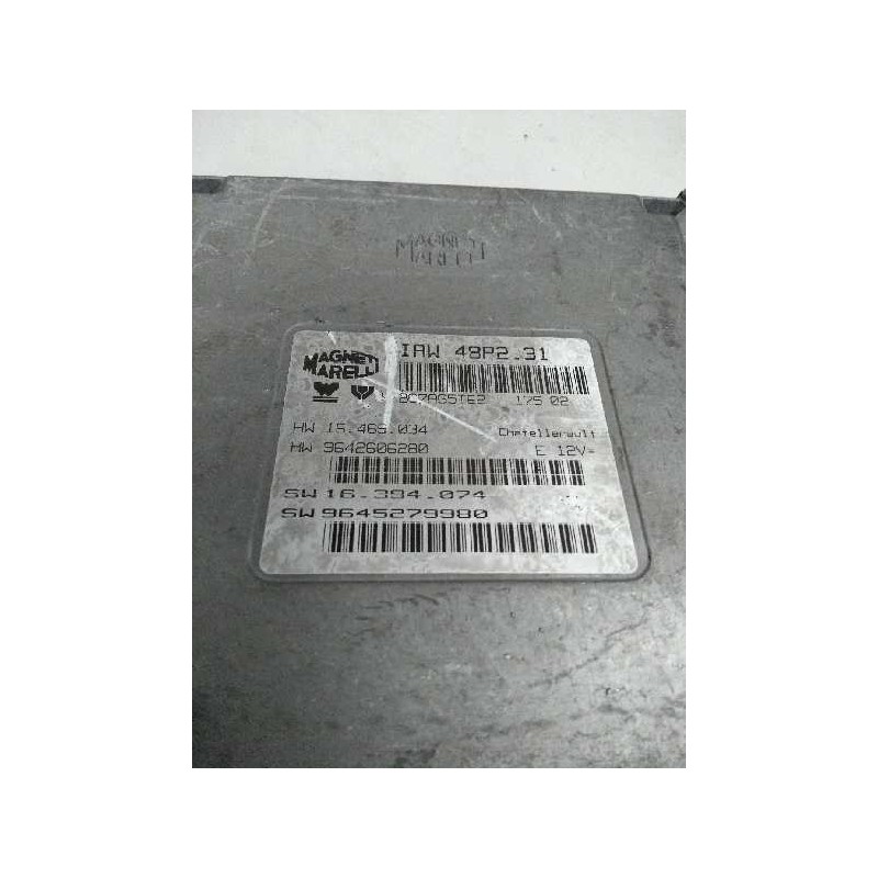 Recambio de centralita motor uce para citroen c5 berlina 2.0 16v cat (rfn / ew10j4) referencia OEM IAM IAW48P231 9642606280 SW96