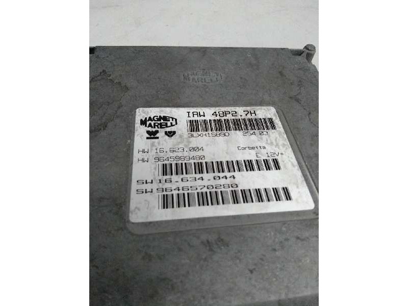 Recambio de centralita motor uce para citroen c2 1.1 referencia OEM IAM IAW48P27H 9646570280 16634044 9645989480 16623004