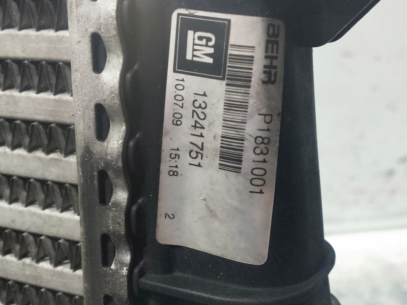 Recambio de intercooler para opel insignia berlina 2.0 16v cdti referencia OEM IAM   
