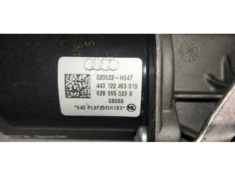 Recambio de motor limpia delantero para audi a1 sportback (gba) 25 tfsi adrenalin referencia OEM IAM 82B955023B 82B955119B 