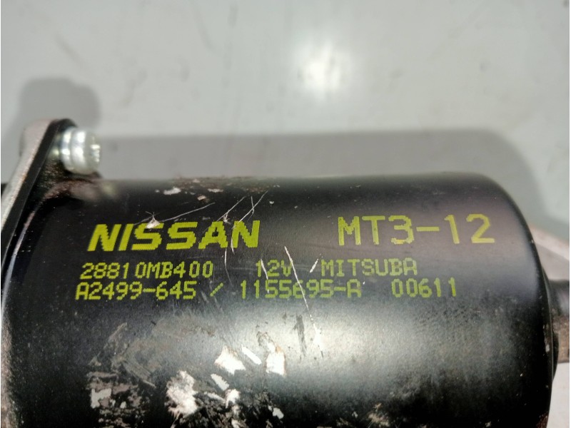 Recambio de motor limpia delantero para renault maxity 2.9 diesel referencia OEM IAM 2881OMB400 MT312 