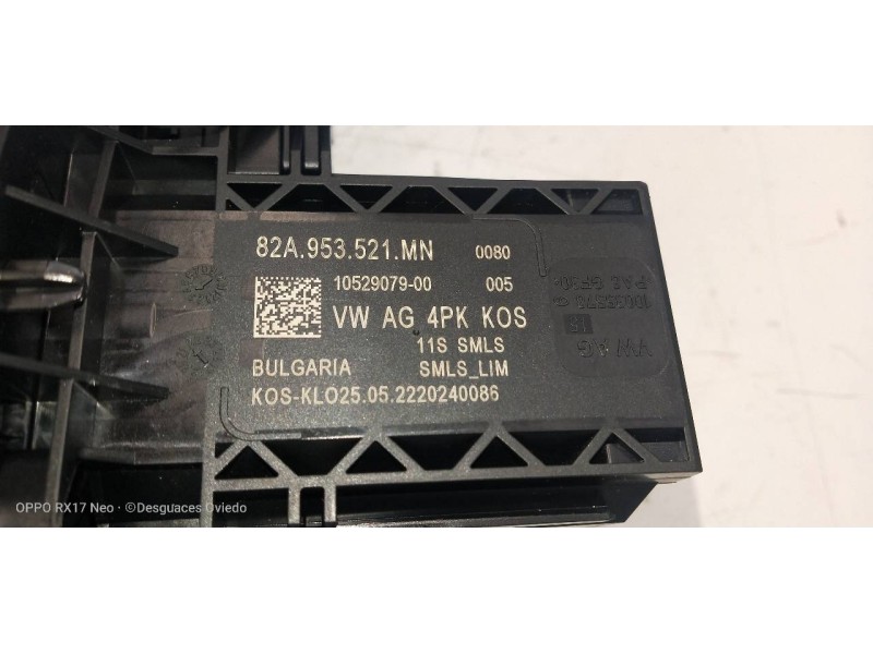 Recambio de mando luces para audi a1 sportback (gba) 25 tfsi adrenalin referencia OEM IAM 82A953521MN 5Q1953549D 