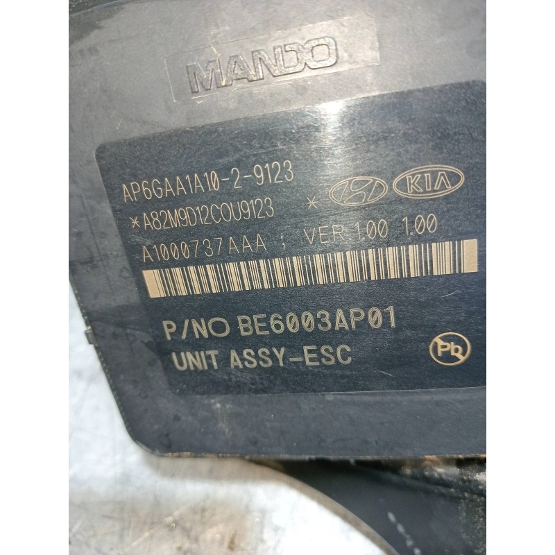Recambio de abs para kia sportage drive plus 2wd referencia OEM IAM 58920F1580 A1000737AAA 80BH6014AP01