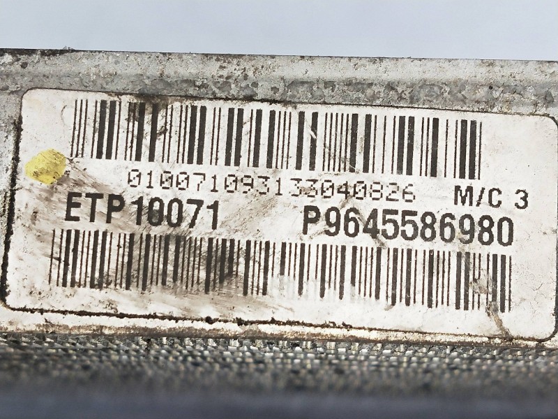 Recambio de radiador agua para citroen c5 berlina lx (e) referencia OEM IAM P9645586980  