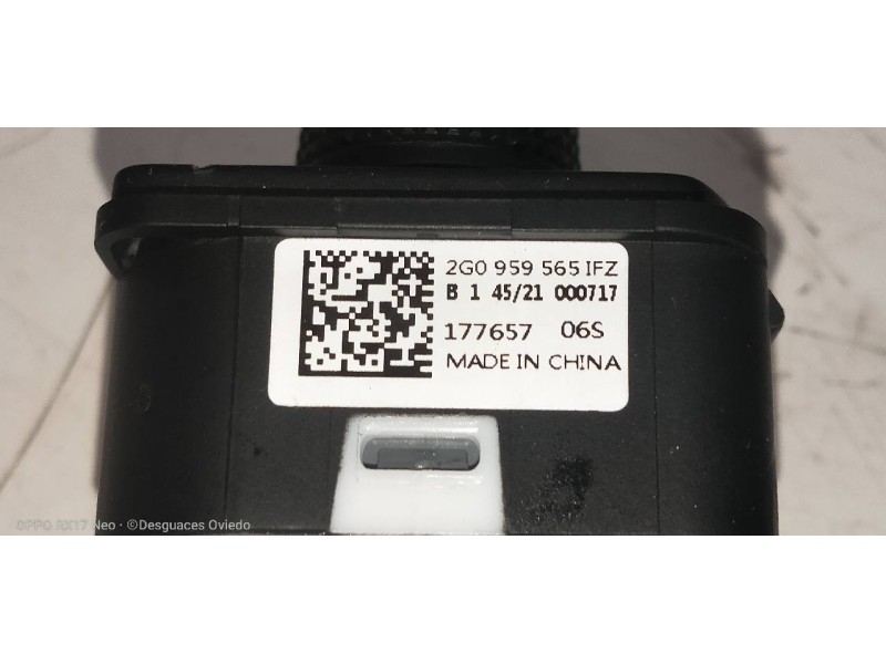 Recambio de mando multifuncion para audi a1 sportback (gba) 25 tfsi adrenalin referencia OEM IAM 2G0959565  