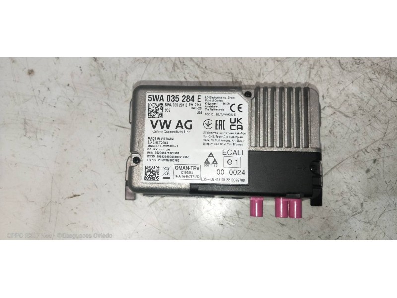 Recambio de modulo electronico para audi a1 sportback (gba) 25 tfsi adrenalin referencia OEM IAM   