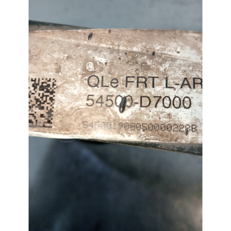 Recambio de brazo suspension inferior delantero izquierdo para kia sportage drive plus 2wd referencia OEM IAM 54500D7000  