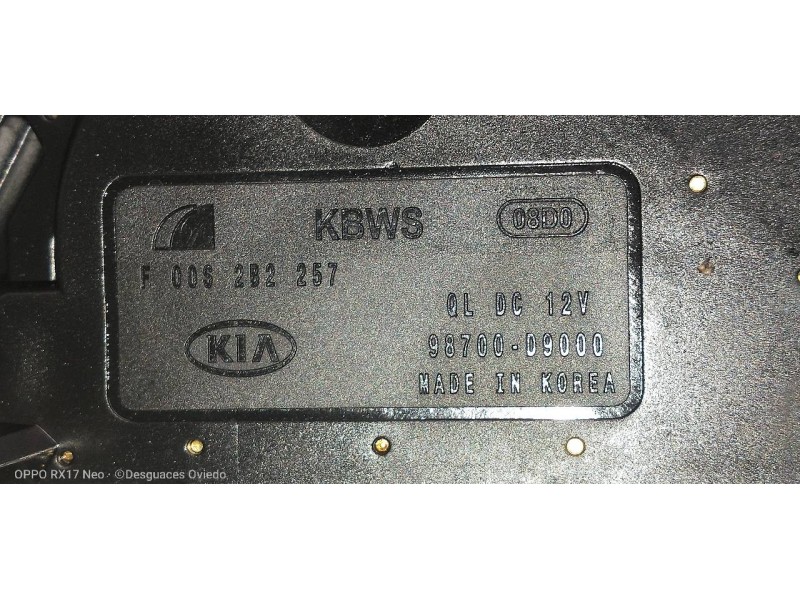 Recambio de motor limpia trasero para kia sportage drive plus 2wd referencia OEM IAM F00S2B2257 98700D9000 