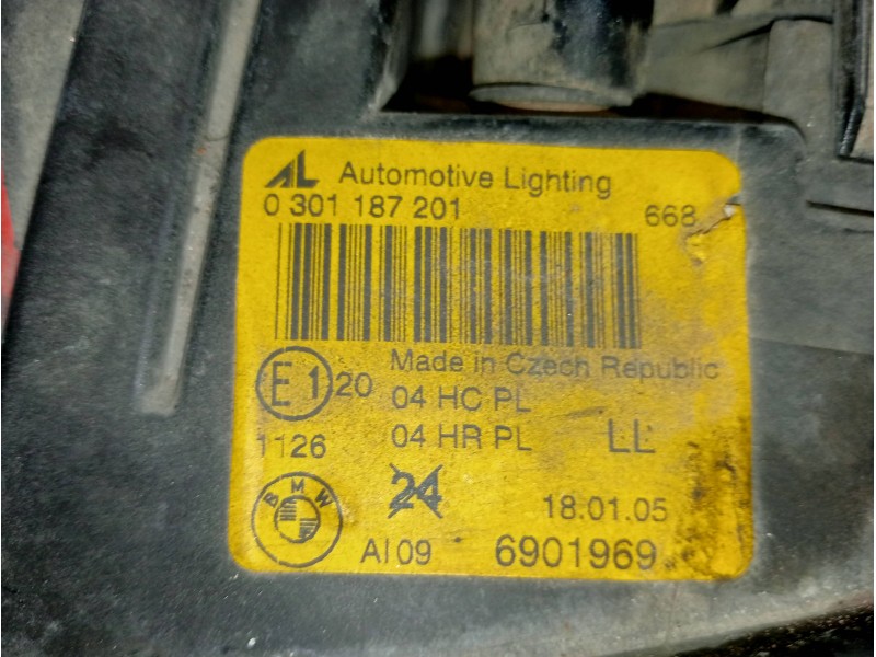 Recambio de faro izquierdo para bmw serie 3 compact (e46) 318ti referencia OEM IAM 0301187201  
