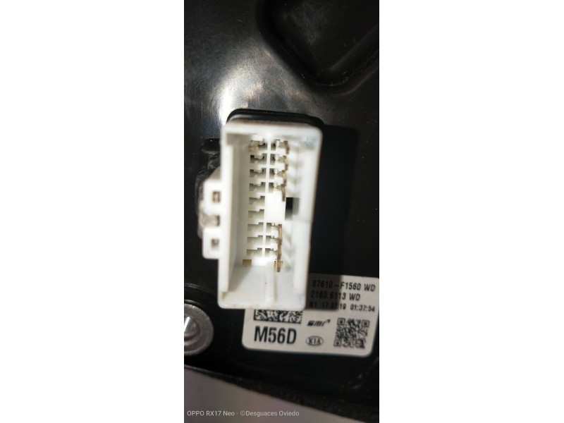 Recambio de retrovisor izquierdo para kia sportage drive plus 2wd referencia OEM IAM   