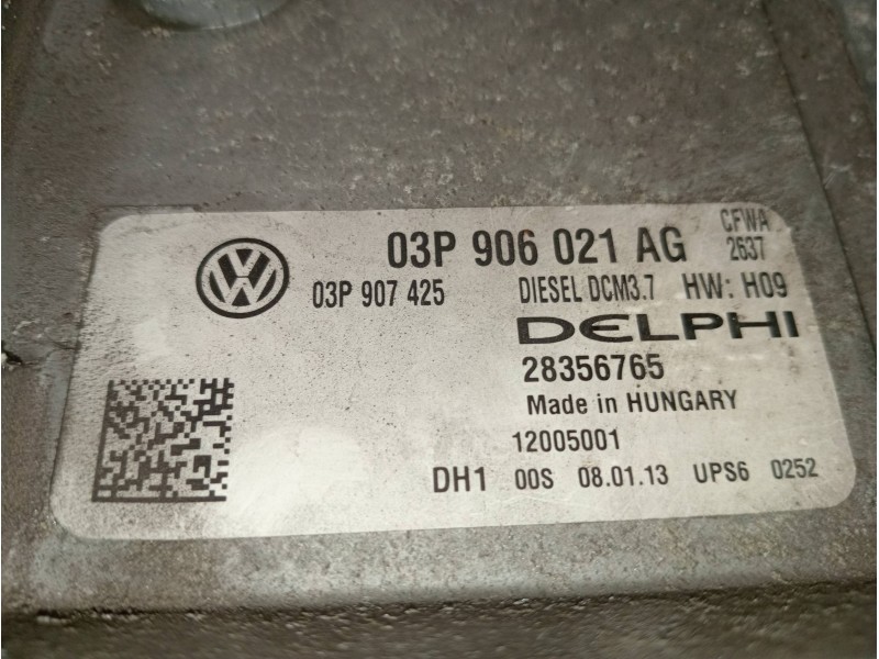 Recambio de centralita motor uce para volkswagen polo (6r1) crosspolo referencia OEM IAM 03P906021AG  