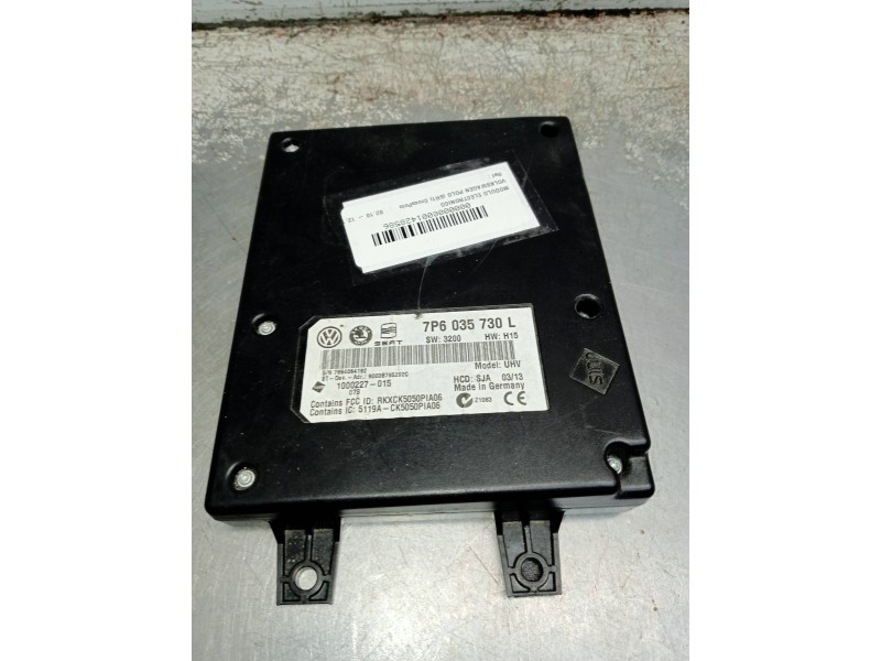 Recambio de modulo electronico para volkswagen polo (6r1) crosspolo referencia OEM IAM 7P6035730L  