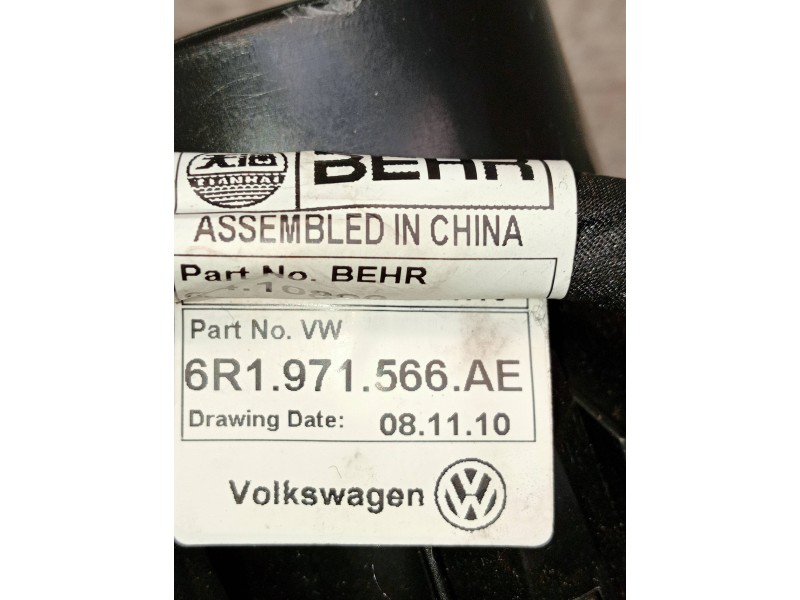 Recambio de motor calefaccion para volkswagen polo (6r1) crosspolo referencia OEM IAM 6R1971566AE  