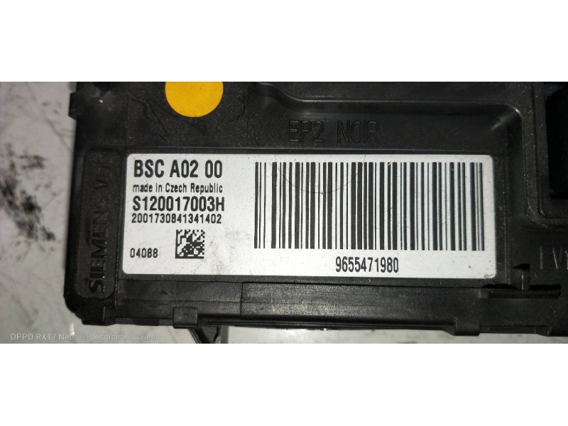 Recambio de caja reles / fusibles para peugeot 407 st sport pack referencia OEM IAM BSCA0200 S120017003H 9655471980