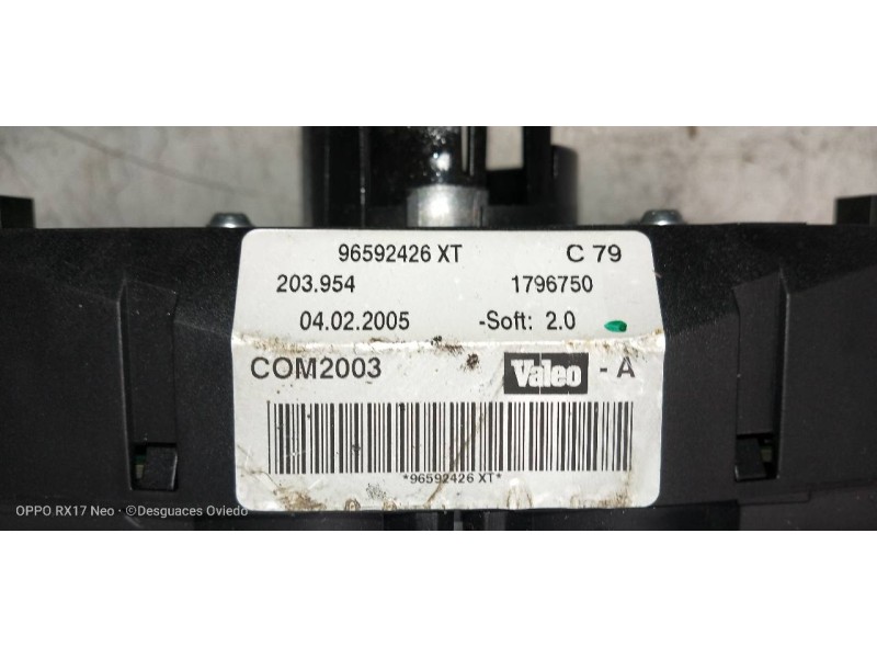 Recambio de mando luces para citroen c5 break premier referencia OEM IAM 96592426XT 1796750 
