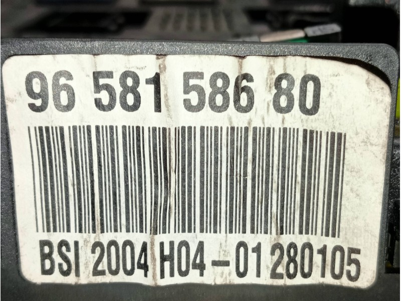 Recambio de caja reles / fusibles para citroen c5 break premier referencia OEM IAM 9658158680 BSI2004H04 01280105