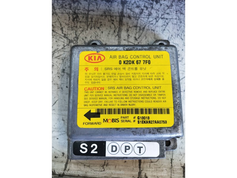 Recambio de kit airbag para kia sephia ll básico referencia OEM IAM 0K2DK677F0  
