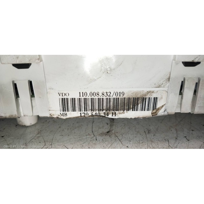 Recambio de cuadro instrumentos para mercedes clase slk (w170) roadster 200 (170.435) referencia OEM IAM 1705403411 110008832019