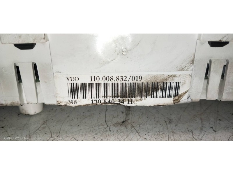 Recambio de cuadro instrumentos para mercedes clase slk (w170) roadster 200 (170.435) referencia OEM IAM 1705403411 110008832019